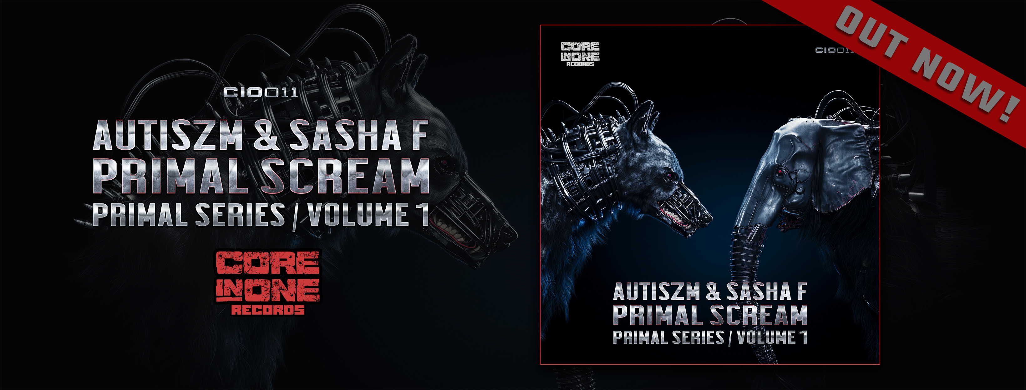 CIO011 - Autiszm & Sasha F - Primal Scream - OUT NOW!